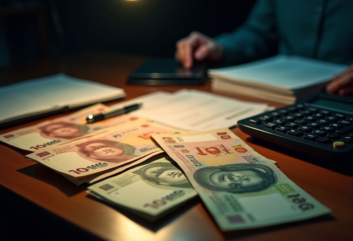 税务风暴2026专题封面,税务文件和财务报告特写